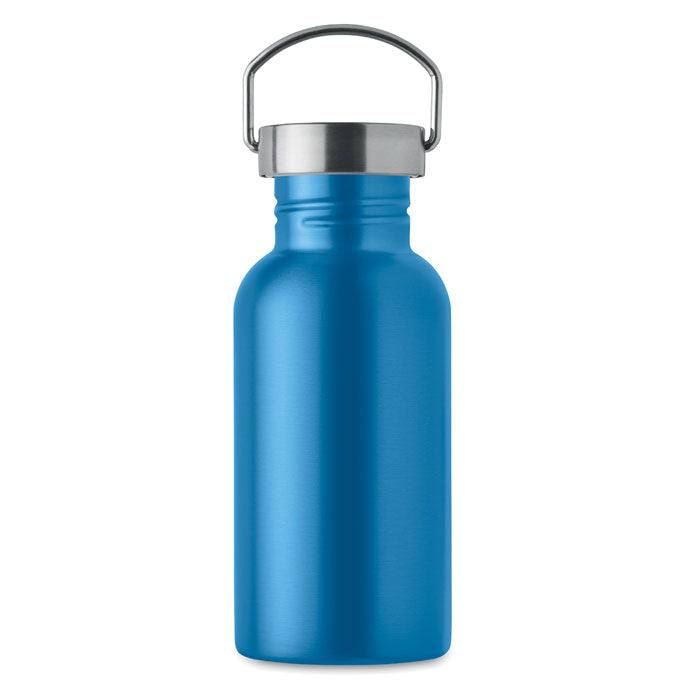Single Walled Drinks Bottle in Stainless Steel
