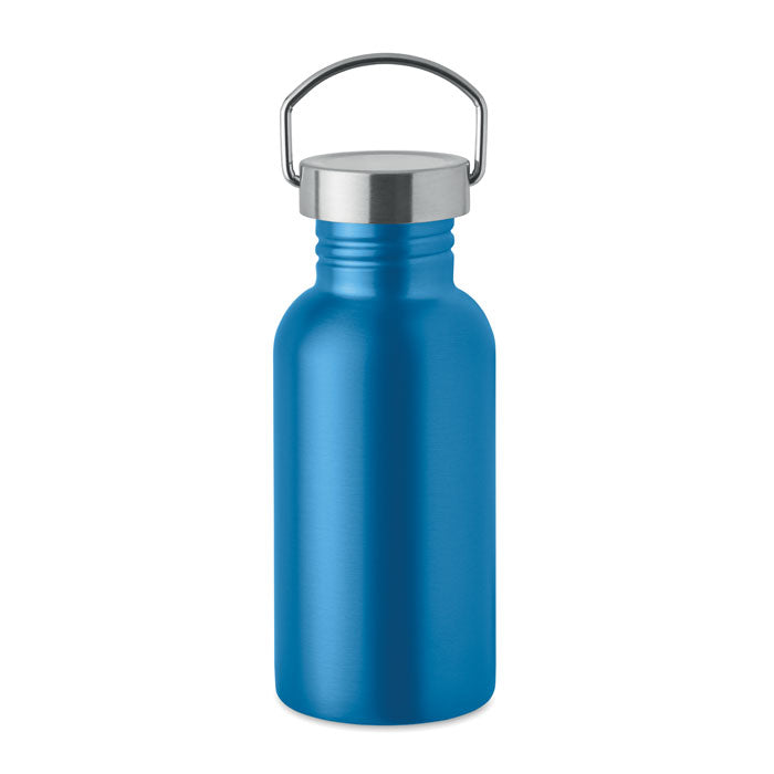Single Walled Drinks Bottle in Stainless Steel