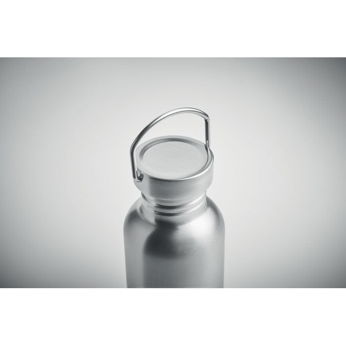 Single Walled Drinks Bottle in Stainless Steel