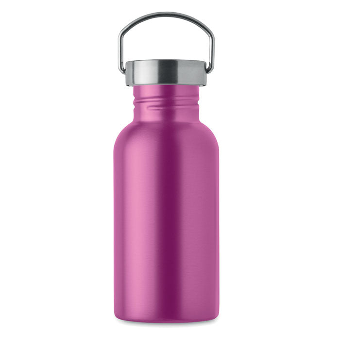 Single Walled Drinks Bottle in Stainless Steel