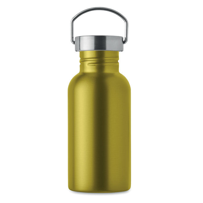 Single Walled Drinks Bottle in Stainless Steel