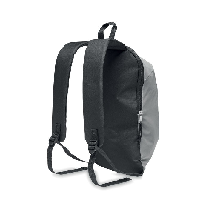 Reflective Backpack with Zippered Pocket