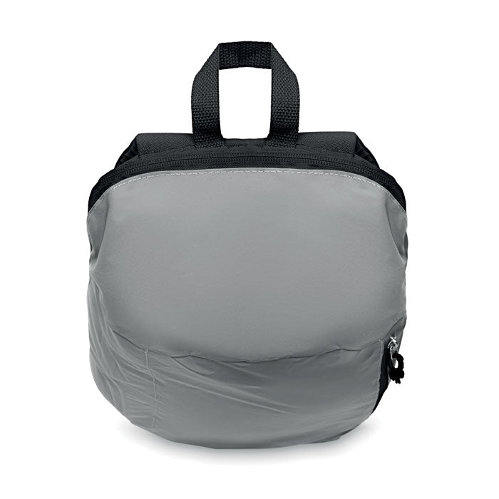Reflective Backpack with Zippered Pocket
