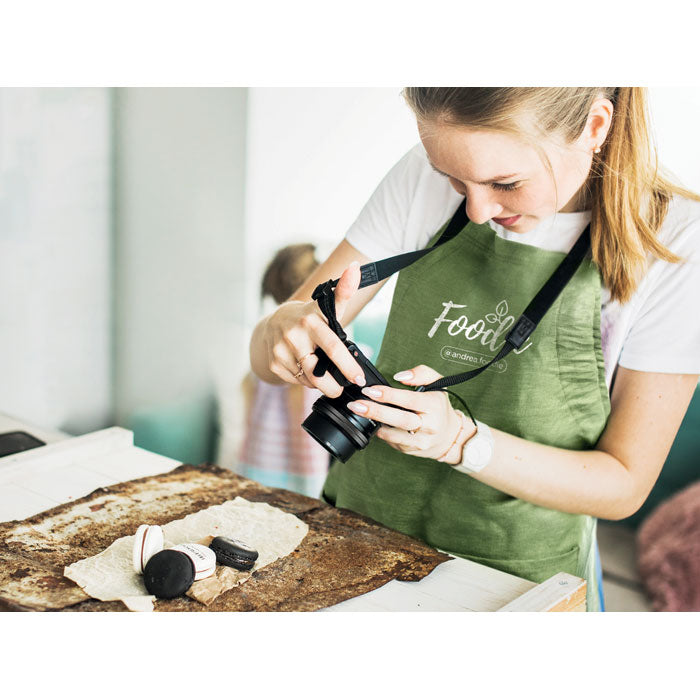 Adjustable Hemp Apron with 2 Front Pockets