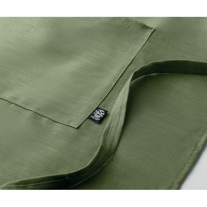 Adjustable Hemp Apron with 2 Front Pockets