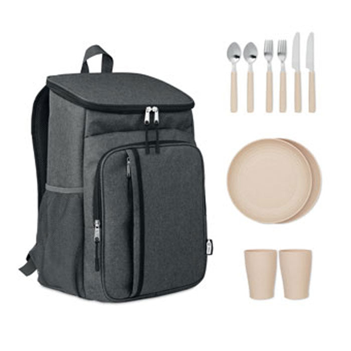 Outdoor Cooler Bag with Picnic Accessories