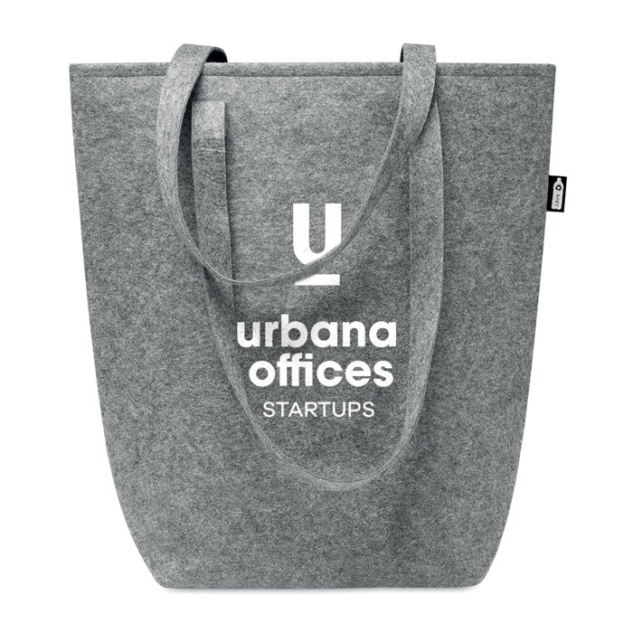Felt Shopping Bag with Long Handles