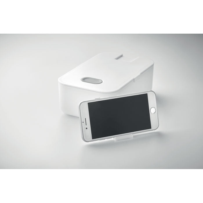 Lunch Box with Built In Phone Stand