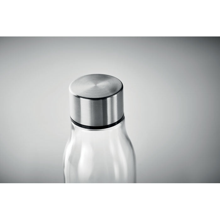 Glass Drinks Bottle with Stainless Steel Lid