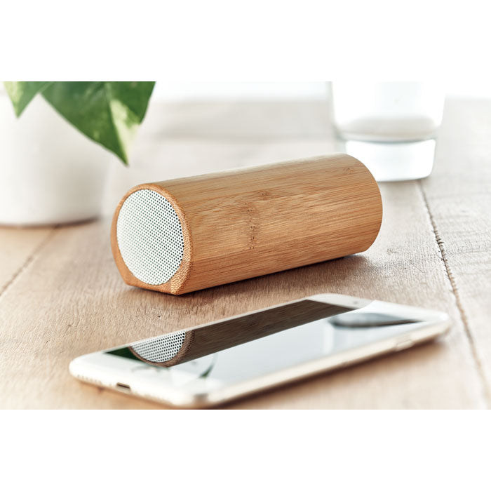 Wireless Bamboo Stereo Speaker