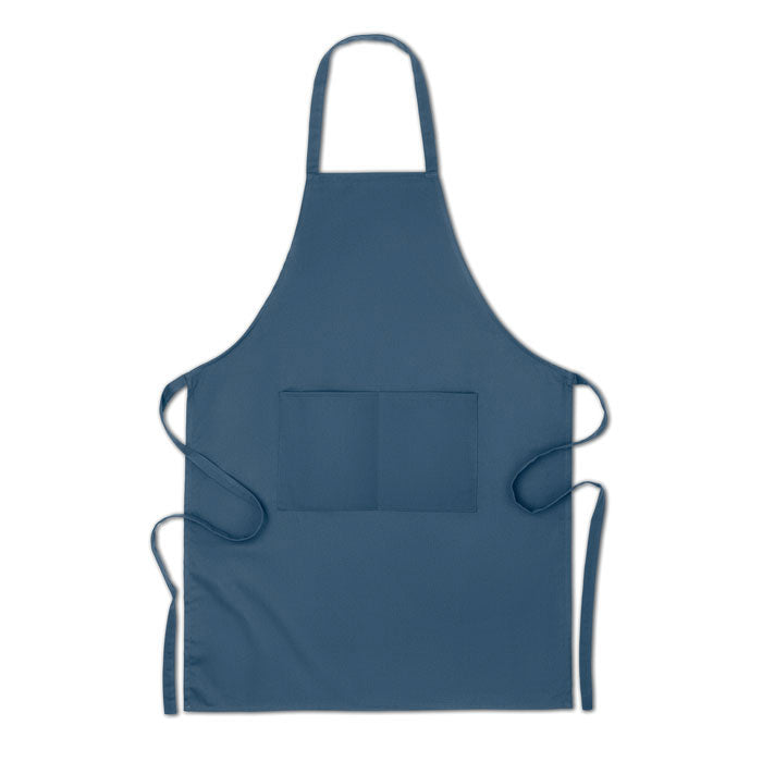 Organic Cotton Kitchen Apron with Pockets