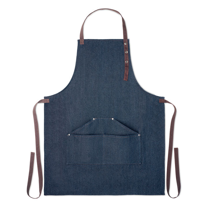 Denim Apron with Cotton Straps