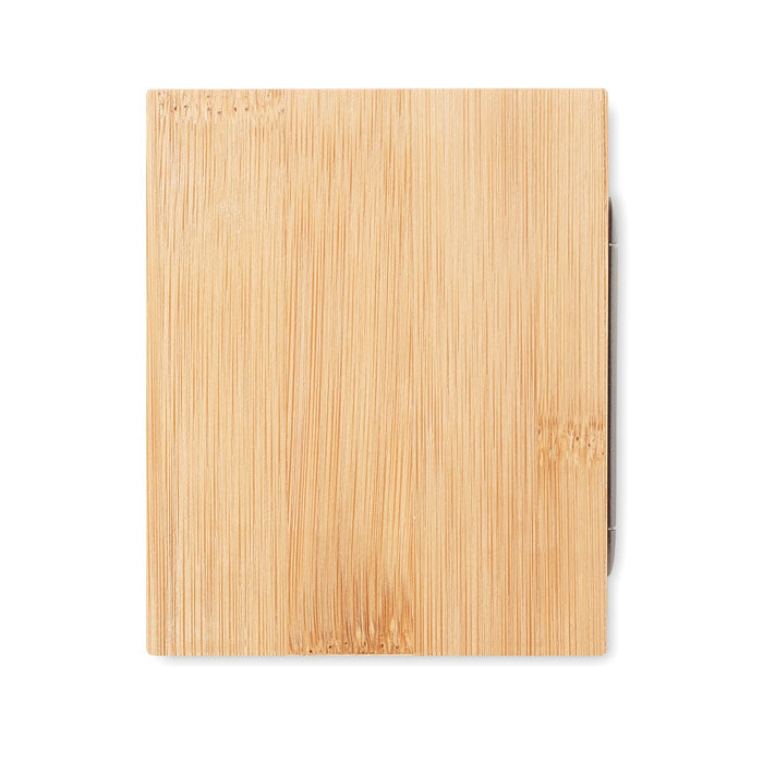 Bamboo Pen Holder and LCD Clock