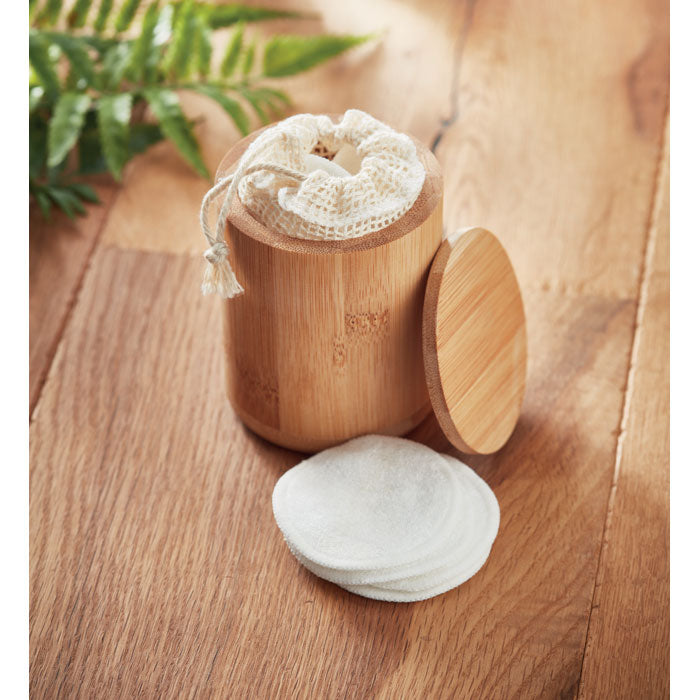 Bamboo Fibre Cleansing Pad Set