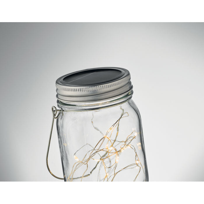 Solar Mason Jar Outdoor Lamp
