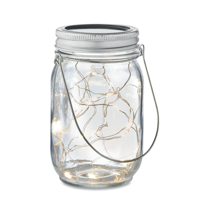 Solar Mason Jar Outdoor Lamp