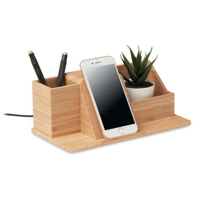 Desktop Wireless Charger and Pen Holder