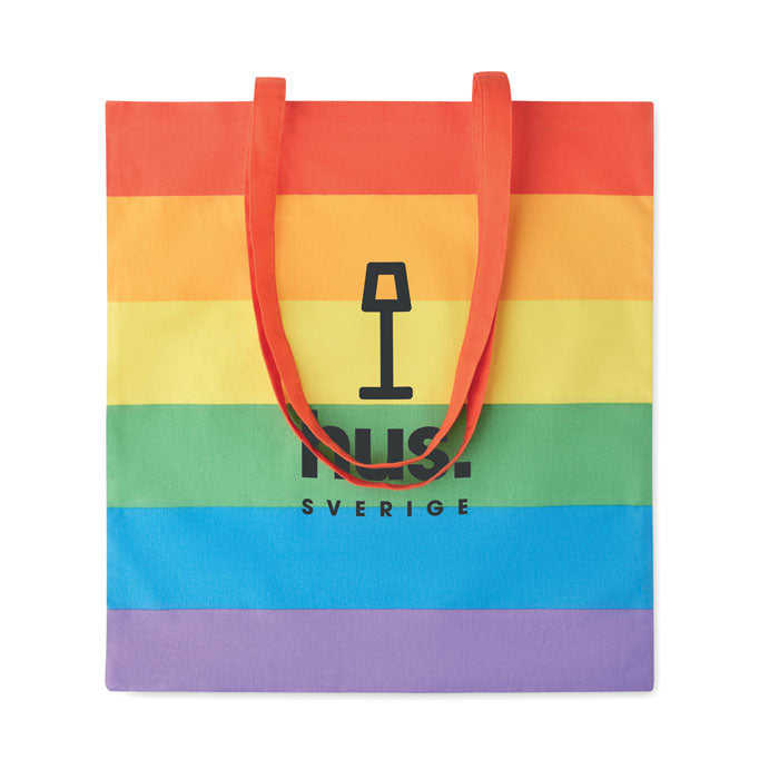 Rainbow Cotton Shopping Bag