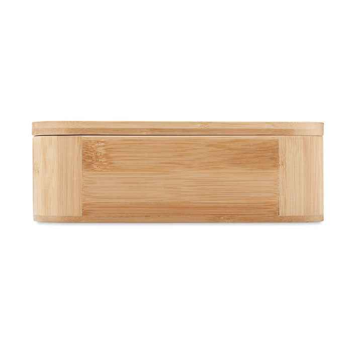 Bamboo Lunch Box with Removable Divider