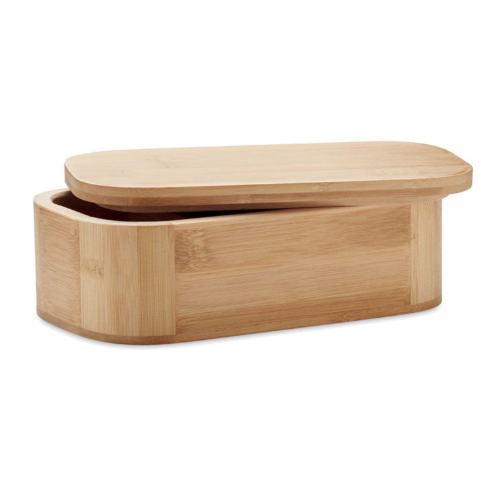 Bamboo Lunch Box with Removable Divider