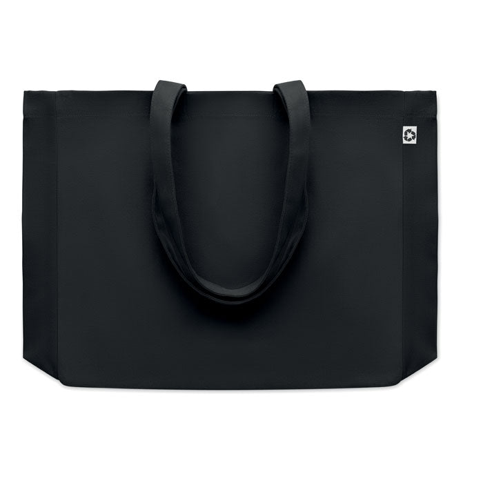 Recycled Canvas Shopping Bag with Long Handles