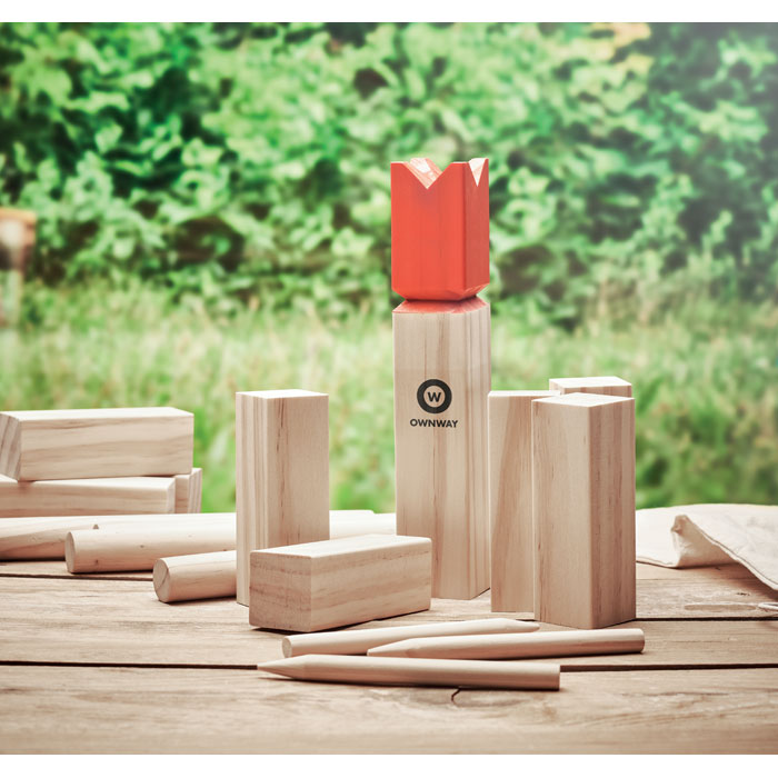 Pine Wood Outdoor Throwing Game