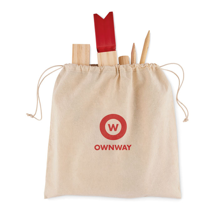 Pine Wood Outdoor Throwing Game