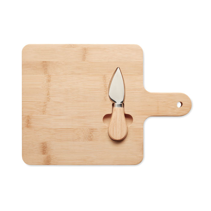 Cheese Board Serving Set in Bamboo