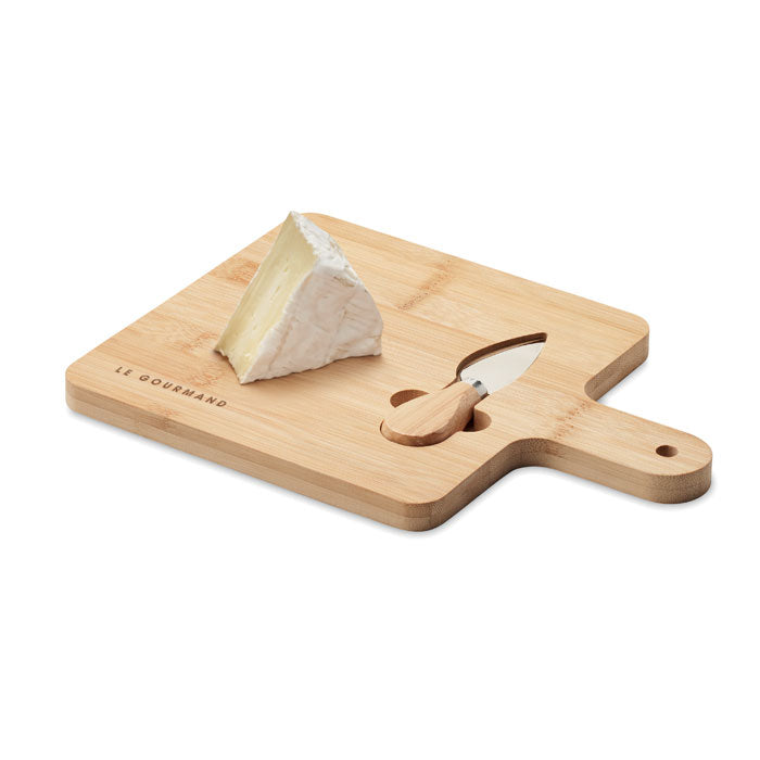 Cheese Board Serving Set in Bamboo