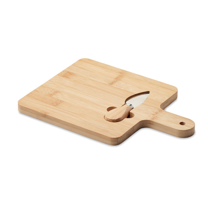 Cheese Board Serving Set in Bamboo