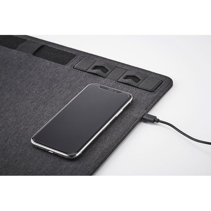Mouse Mat with Wireless Charger