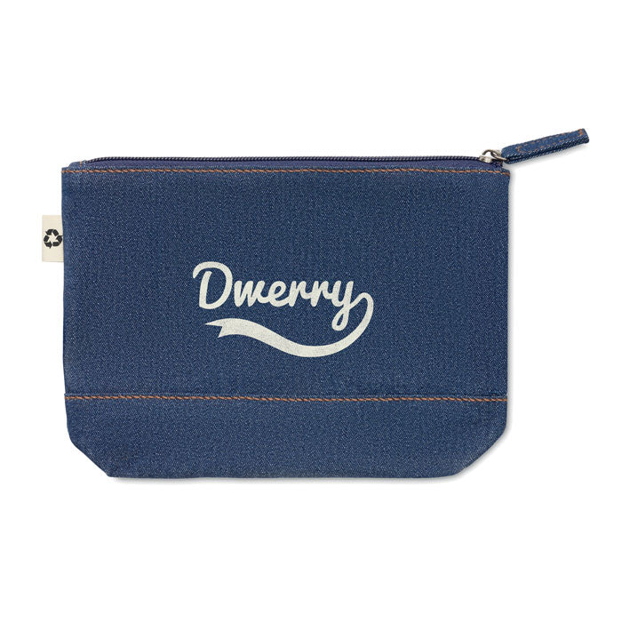 Recycled Denim Cosmetics Pouch