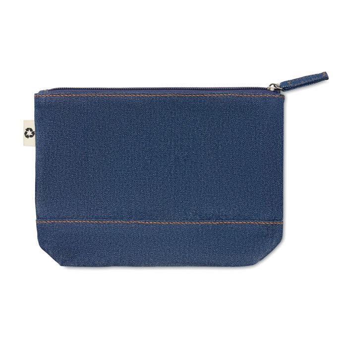 Recycled Denim Cosmetics Pouch