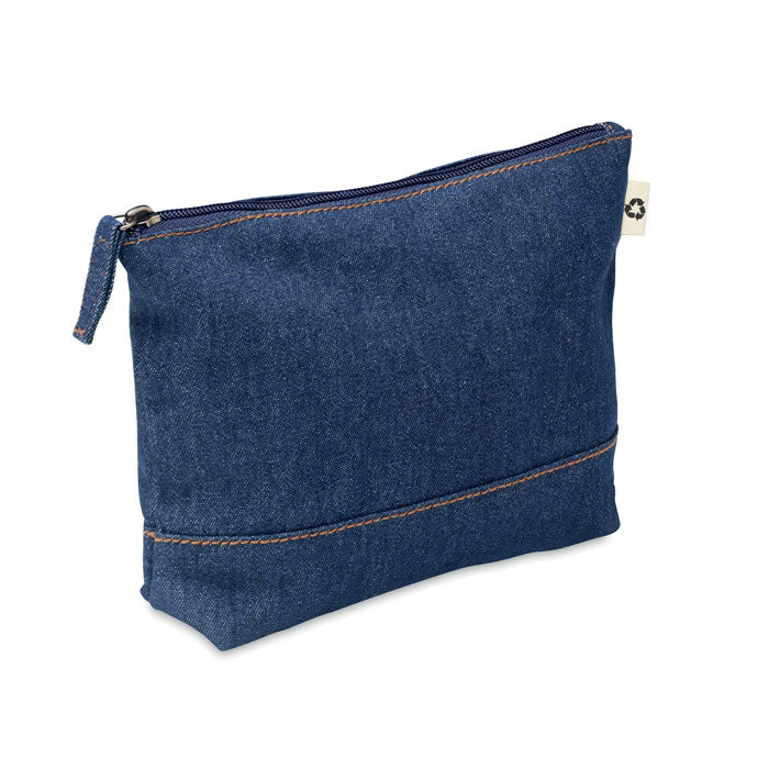 Recycled Denim Cosmetics Pouch