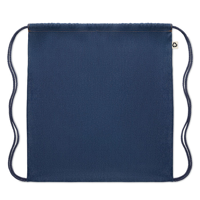 Recycled Denim Drawstring Bag