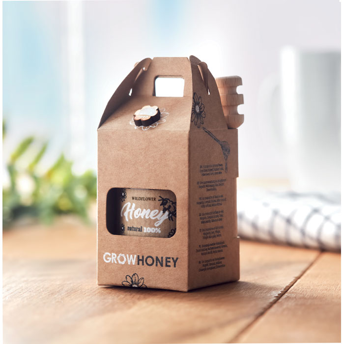 Wildflower Honey Jar and Seeds Set