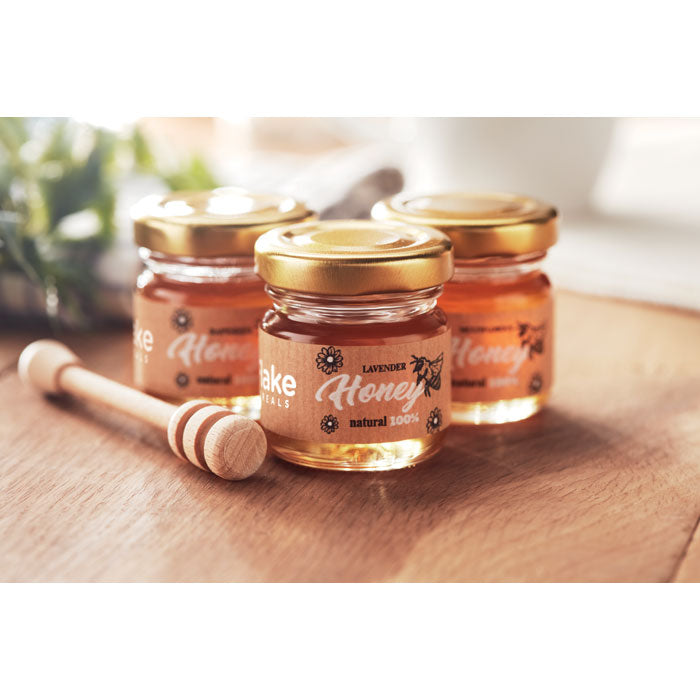 Set of 3 Wildflower Honey Jars