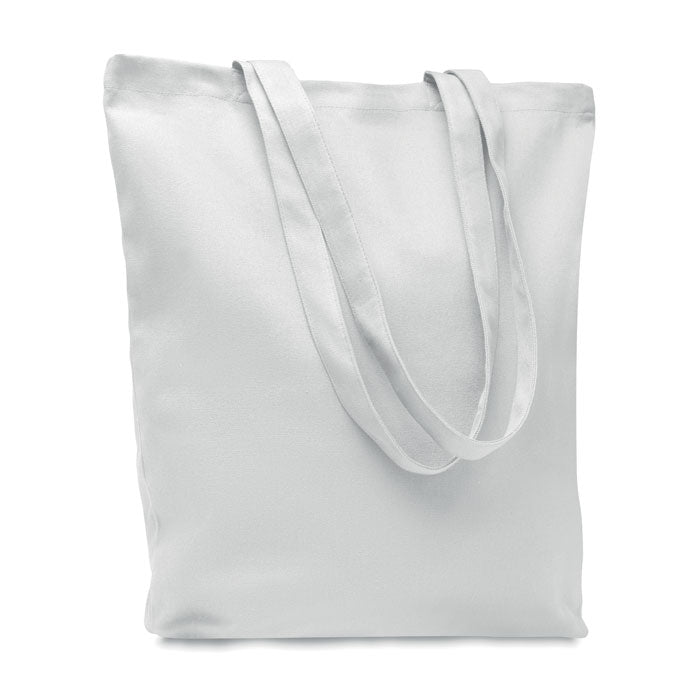 Canvas Shopping Bag with Long Handles
