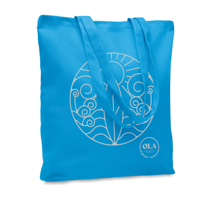 Canvas Shopping Bag with Long Handles