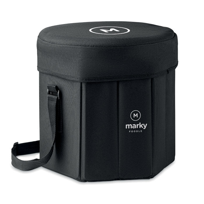 Foldable Insulated Cooler Bag Stool or Table