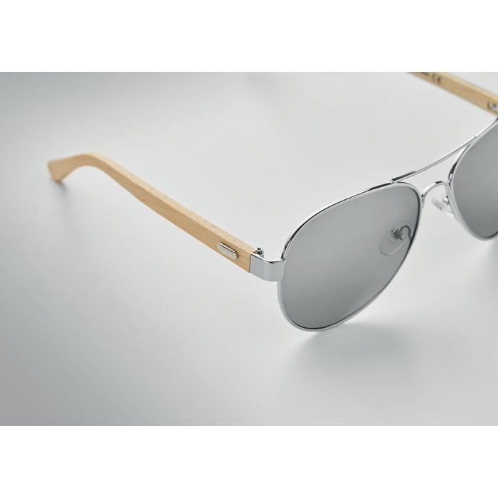 Bamboo Sunglasses in Pouch