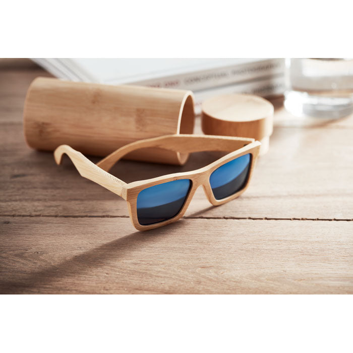 Bamboo Sunglasses in Bamboo Case