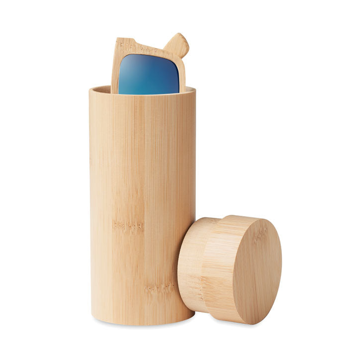 Bamboo Sunglasses in Bamboo Case