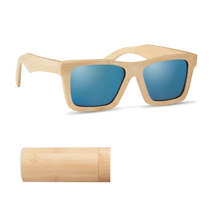 Bamboo Sunglasses in Bamboo Case