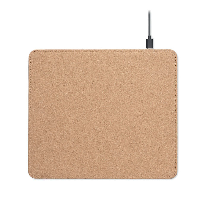 Cork Mouse Mat Wireless Charger