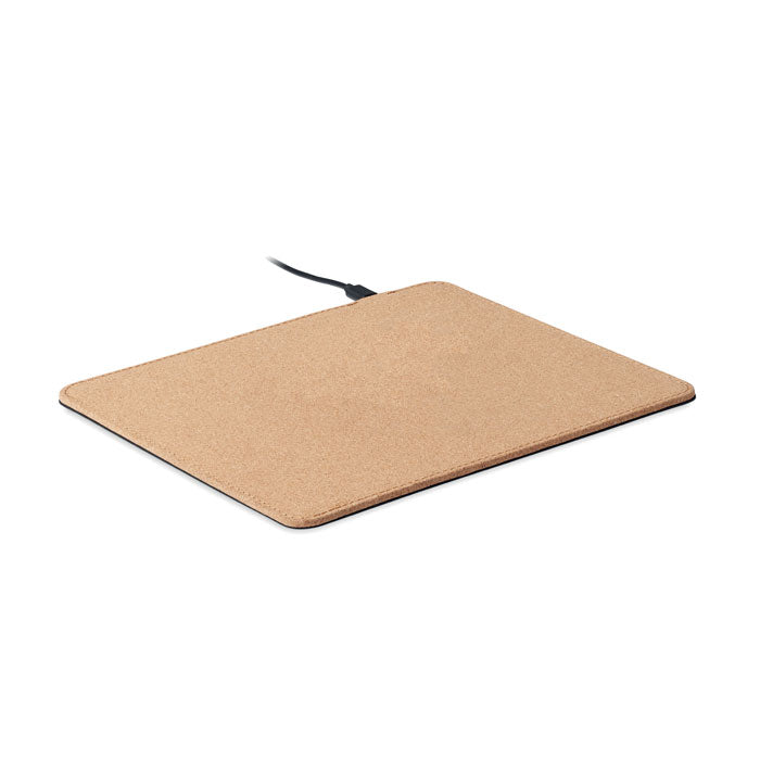 Cork Mouse Mat Wireless Charger