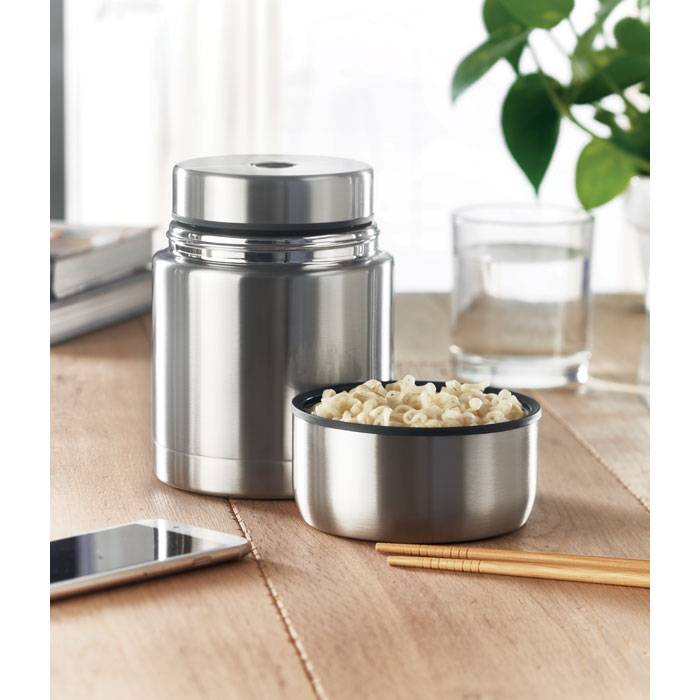 Double Walled Stainless Steel Storage Jar