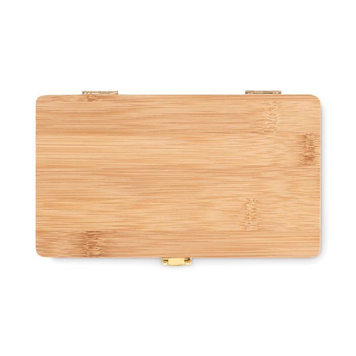 21 Piece Tool Set in Bamboo Case