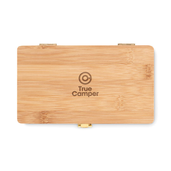 21 Piece Tool Set in Bamboo Case