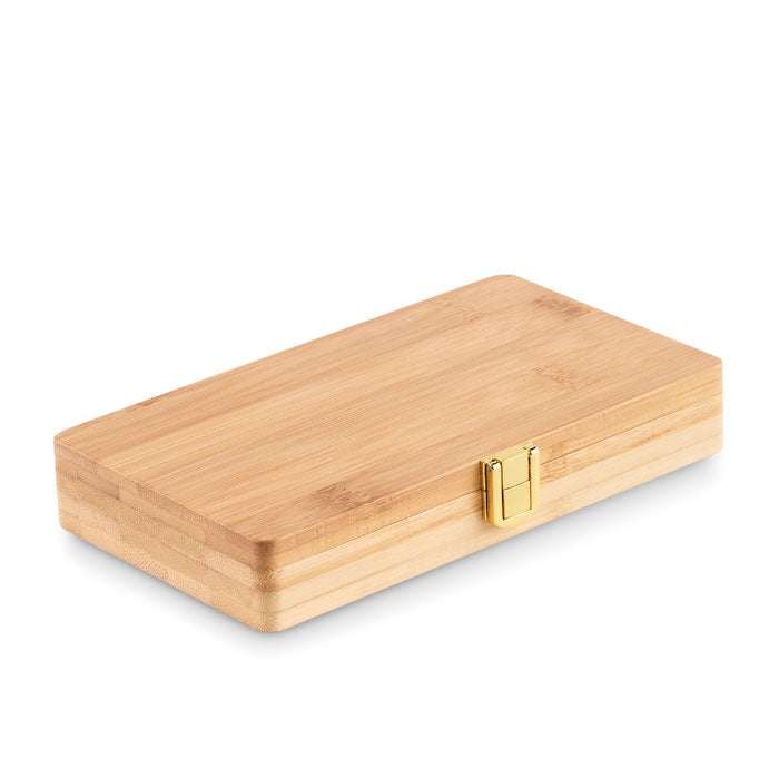 21 Piece Tool Set in Bamboo Case